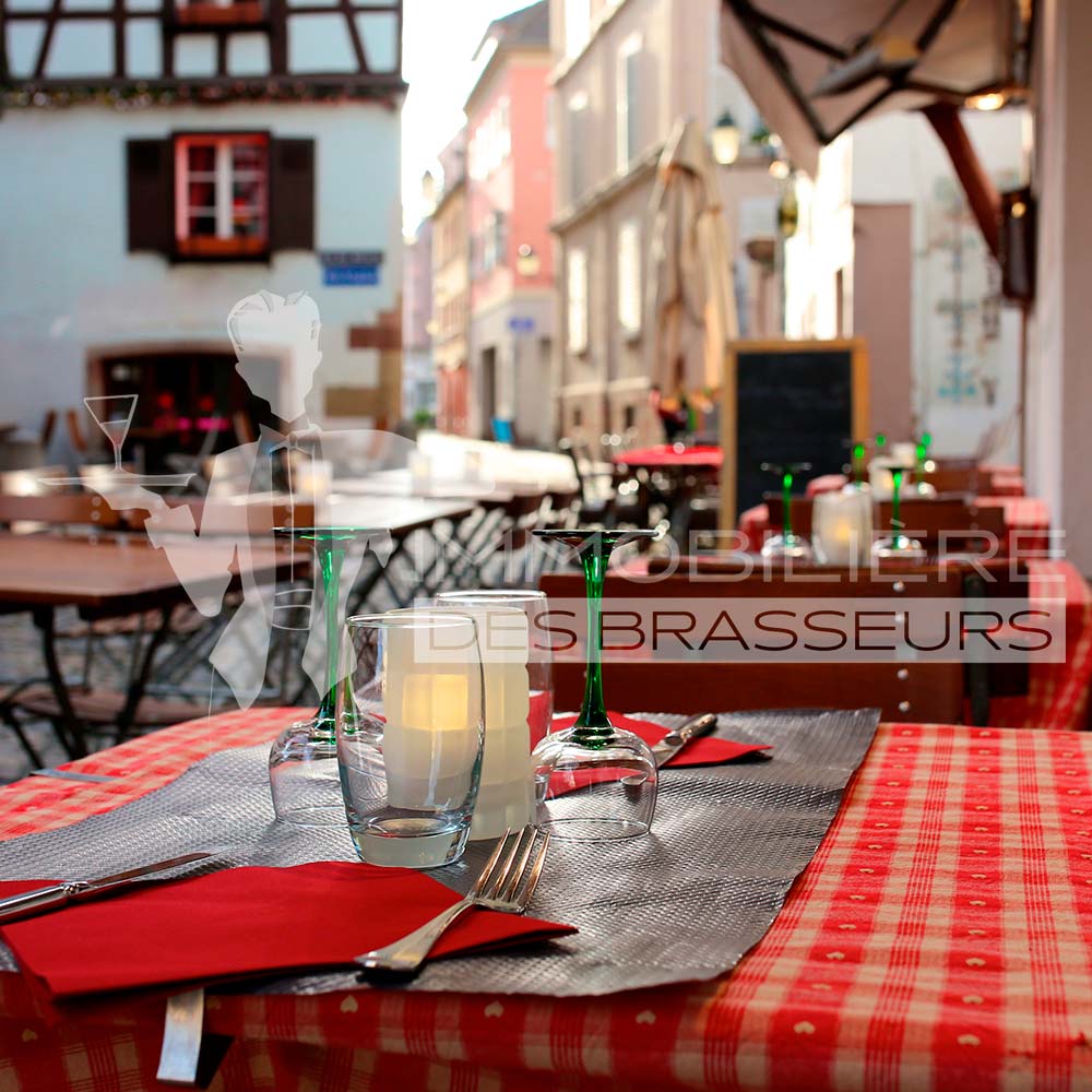 Terrasse - Restaurant - Strasbourg - Bas-Rhin - Alsace - Alsacien - Centre-Ville - Rue piétonne - Licence IV - Achat – Vente – Cession – Fonds de commerce – CHR – Licence 4